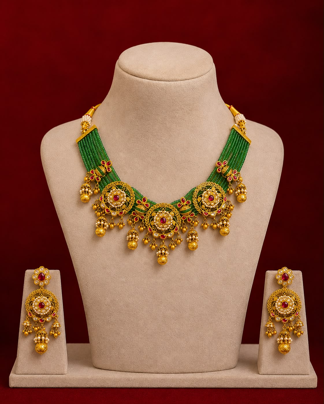 Vipul Jewellers Kundan Necklace Set